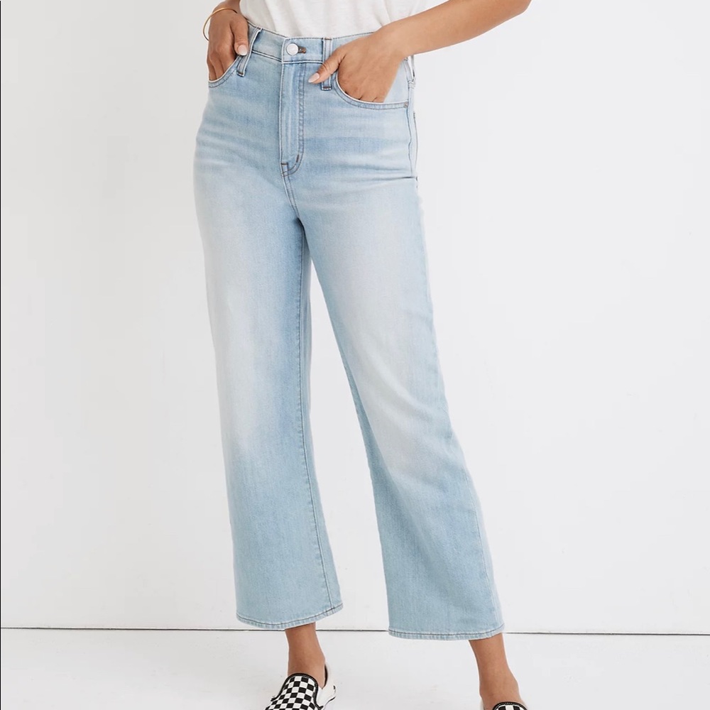 Madewell Slim Wide-Leg Jeans in Eastwick Wash size 27
